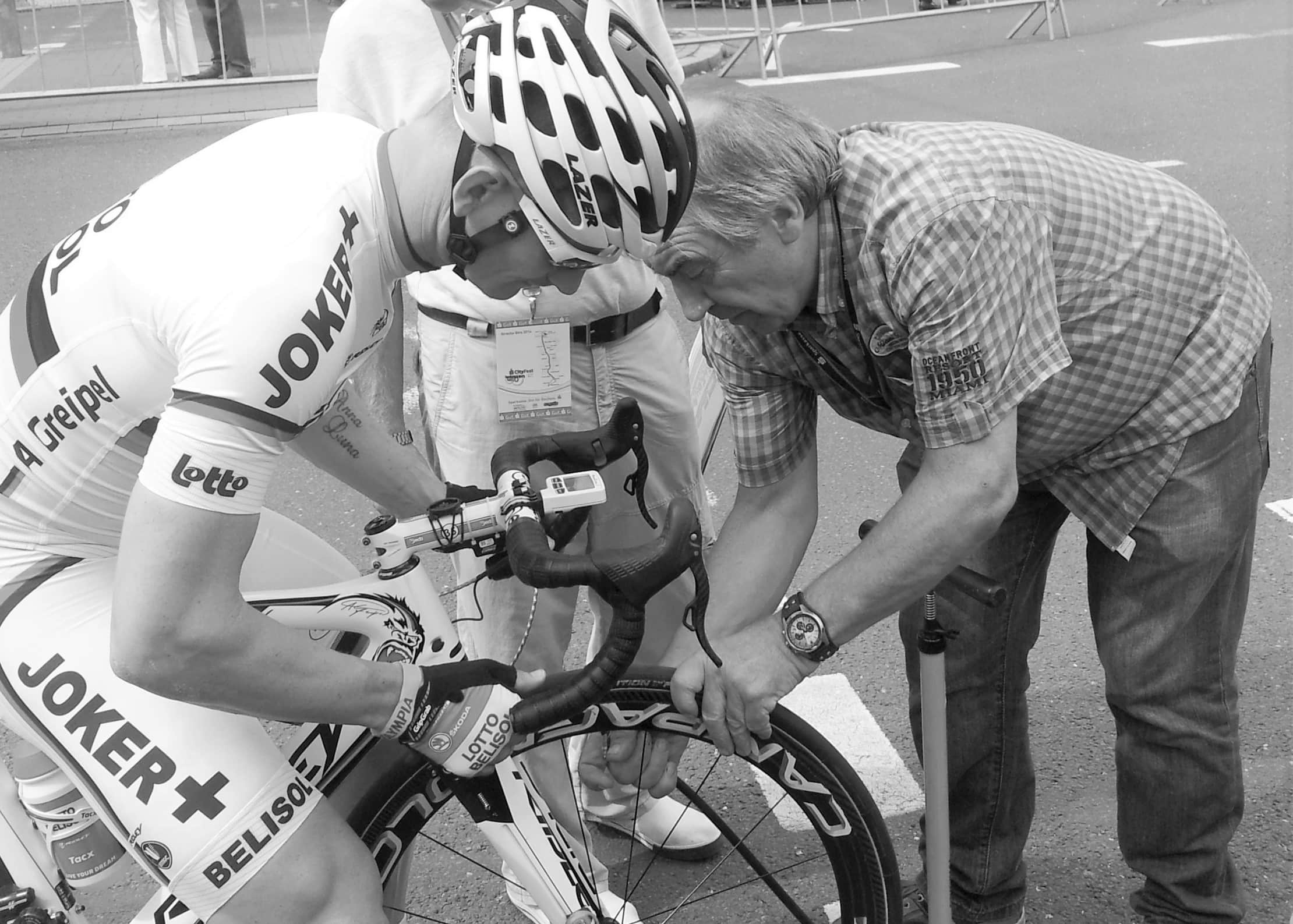 Peter Ortkras mit André Greipel