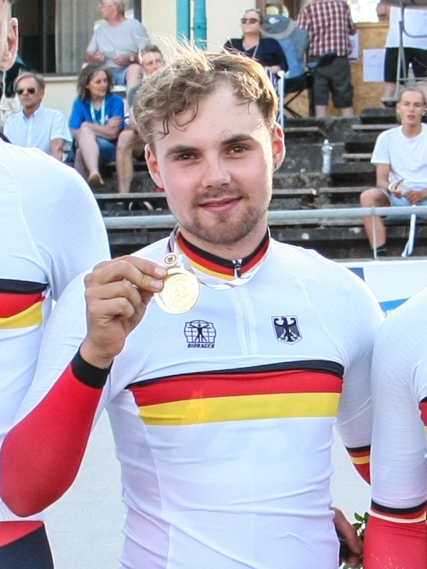 Max-David Briese holte 2025 den DM-Titel mit dem NRW-Vierer. (Foto: Mareike Engelbrecht)