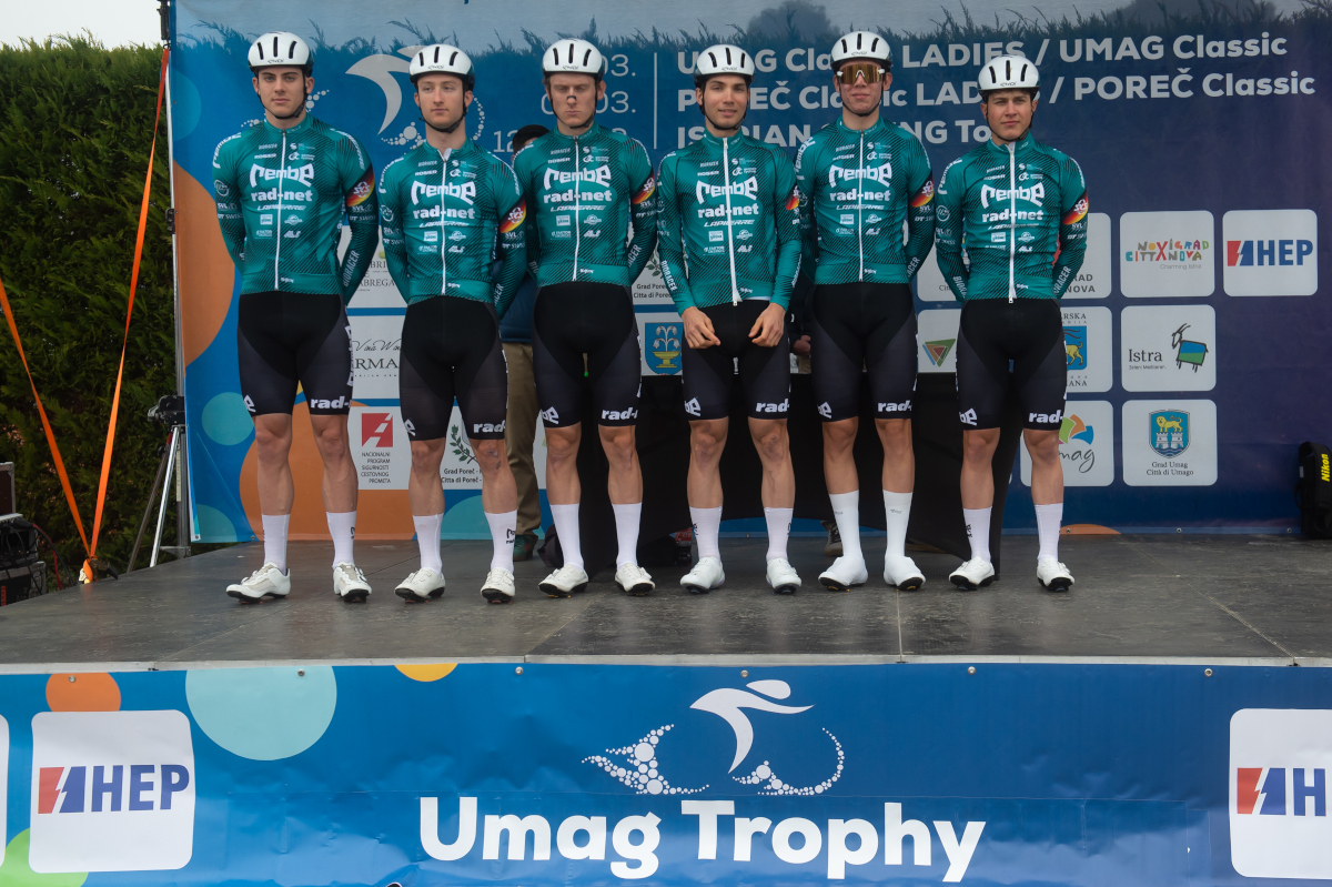 Das Team REMBE | rad-net bei der Umag Classic. (Foto: Mario Stiehl/REMBE | rad-net)