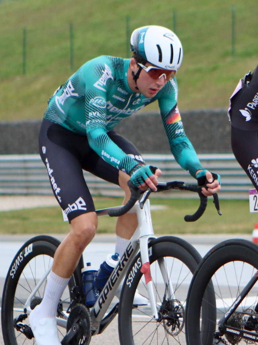 Julian Borresch bei der Rad-Bundesliga auf dem Sachsenring. (Foto: Dominic Reichert)