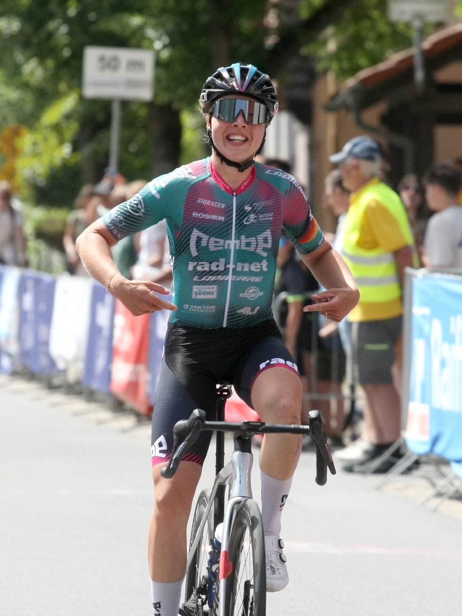 Katharina Palm siegte in Karbach im Alleingang (Foto: Mareike Engelbrecht)