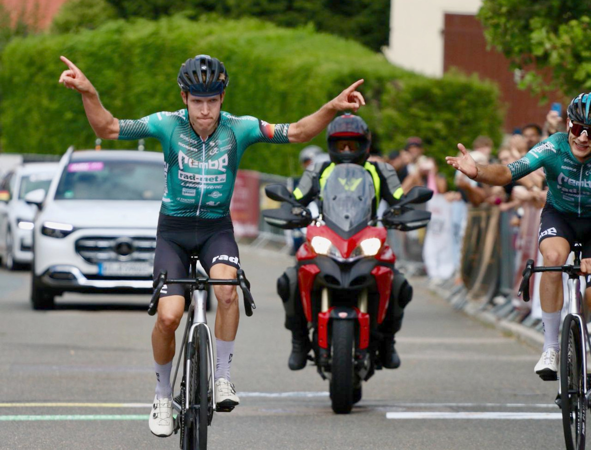 Johannes Adamietz gewann das Bundesligarennen und die Berg-DM in Langenweißbach. (Foto: Dominic Reichert)